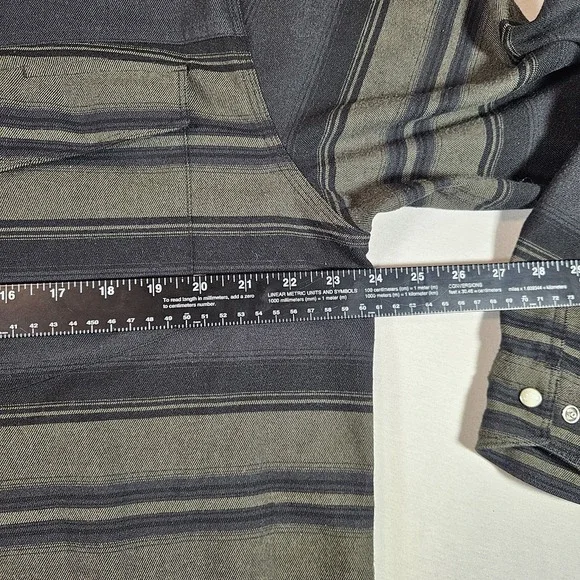 Simms Gallatin Flannel Shirt Mens L Pearl Snap Fishing Western Coastal Cowboy - Picture 6 of 7